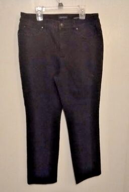 Women’s Size 10 Charter Club Lexington Straight Leg Black Jeans